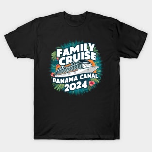 Family Cruise Panama Canal 2024 Family Matching Couple Tee T-Shirt